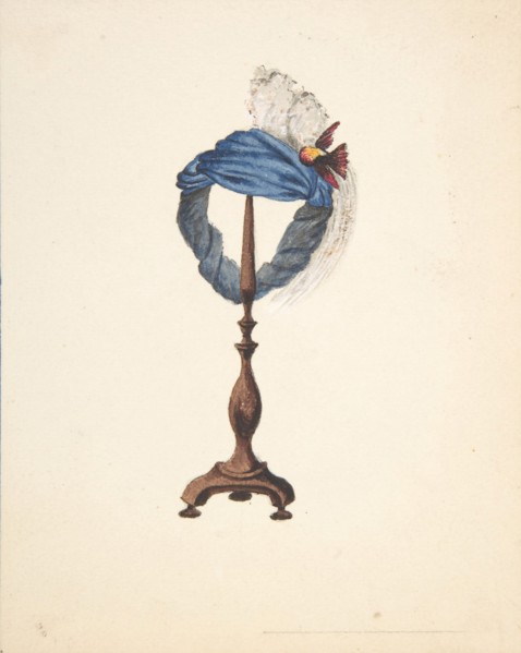 A Hat on a Stand, ca. 1865.