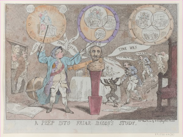 A Peep into Friar Bacon's Study, March 3, 1784.