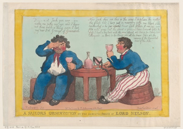 A Sailor's Observation on the Lamented Death of Lord Nelson, December 3, 1805.