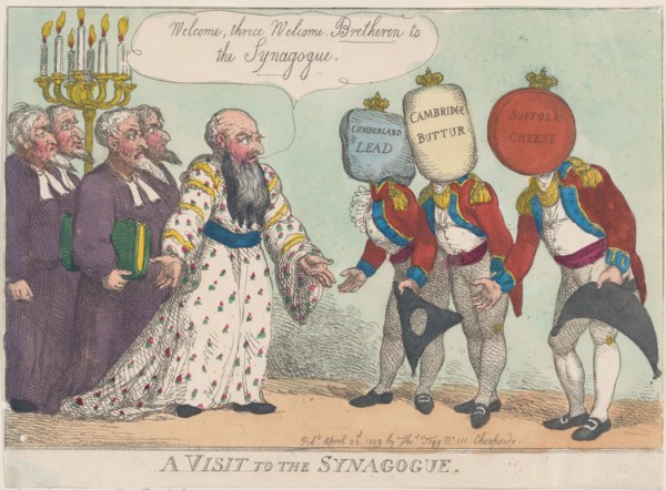 A Visit to the Synagogue, April 28, 1809.