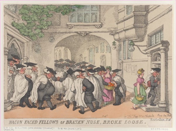 Bacon Faced Fellows of Brazen Nose, Broke Loose, 1811.