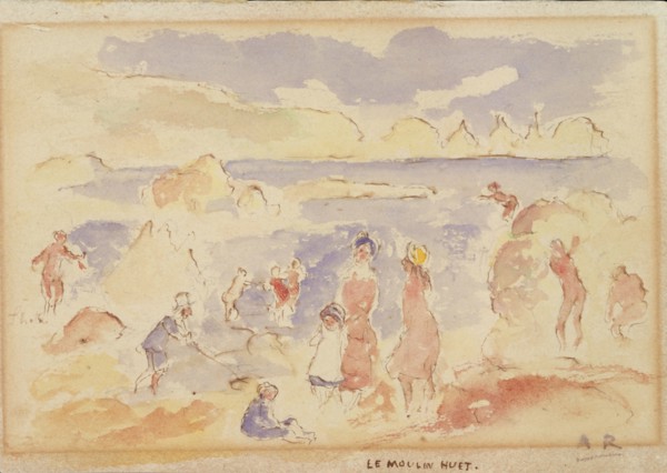 Beach Scene, 1883.