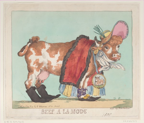 Beef à la Mode, February 14, 1800.