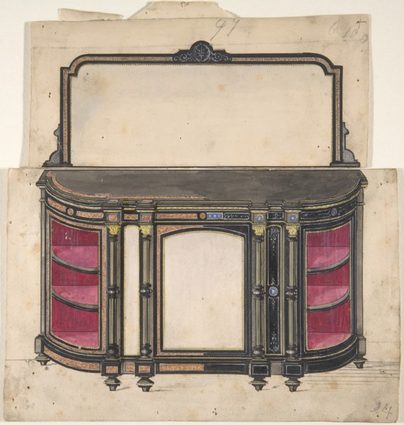 Cabinet Design, 19th century.