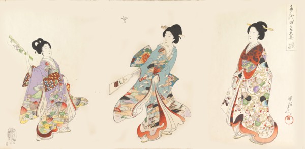 Chiyoda Castle (Album of Women), 1895.