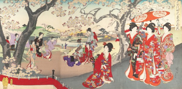 Chiyoda Castle (Album of Women), 1895.