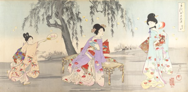 Chiyoda Castle (Album of Women), 1895.