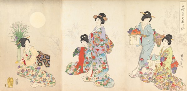 Chiyoda Castle (Album of Women), 1895.
