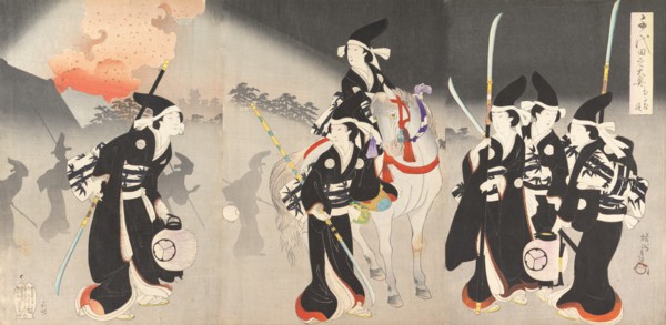 Chiyoda Castle (Album of Women), 1895.