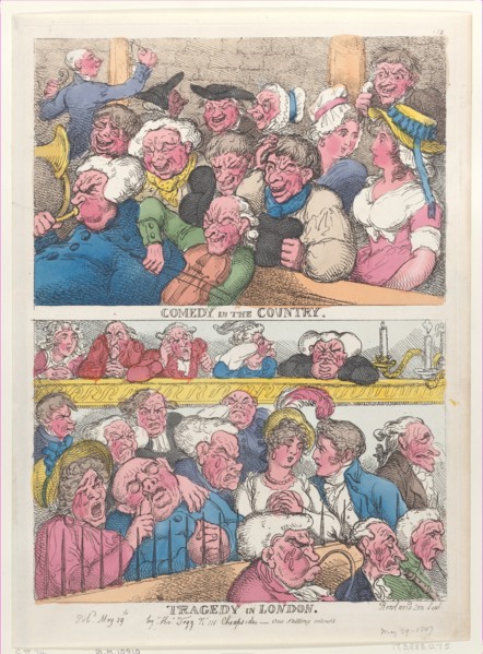 Comedy in the Country, Tragedy in London, May 29, 1807.