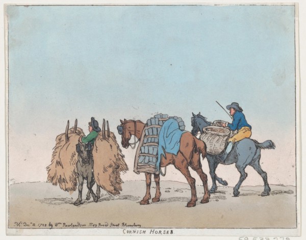 Cornish Horses, December 29, 1788.