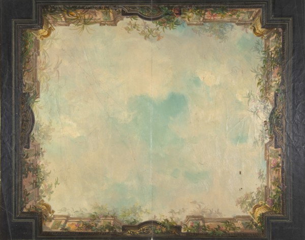Design for a decorated ceiling in a house on the rue Matignon, second half 19th century.