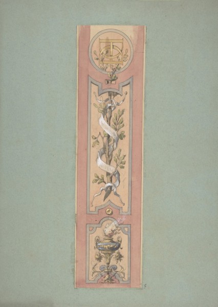 Design for Ceiling at Fontainebleau, second half 19th century.