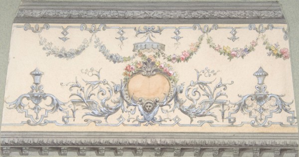 Design for Cove Section, second half 19th century.