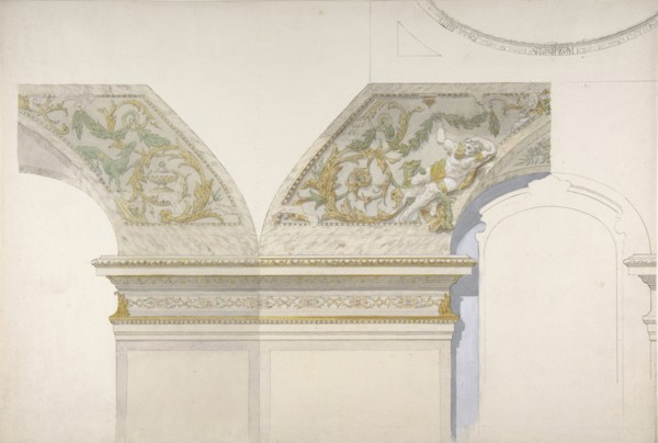 Design for Coving, Hotel de Trevise, 1850-1910.