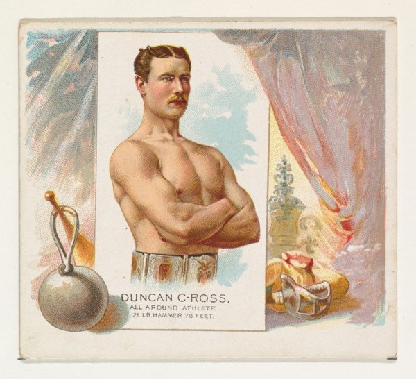 Duncan C. Ross, All Around Athlete, from World's Champions, Second Series (N43) for Allen & Ginter Cigarettes, 1888.