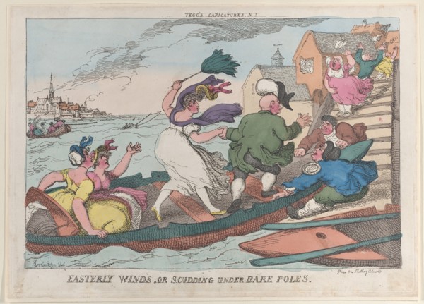 Easterly Winds, or Scudding Under Bare Poles, May 10, 1810.
