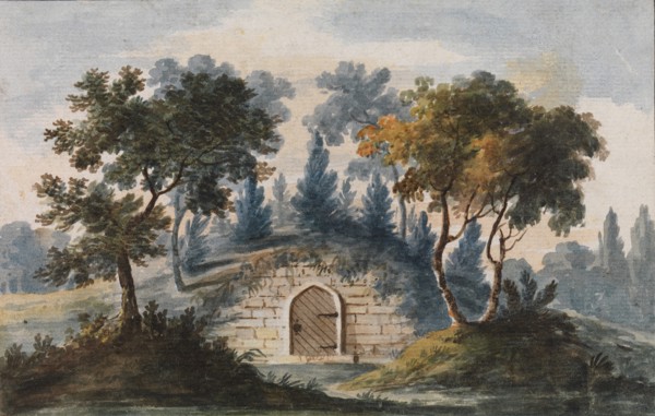 General Washington's Tomb at Mount Vernon (Copy after Engraving in The Port Folio Magazine, 1810), 1811-ca.1813.