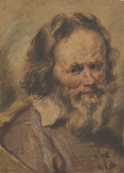 Head of a Bearded Man, 1600-1630.