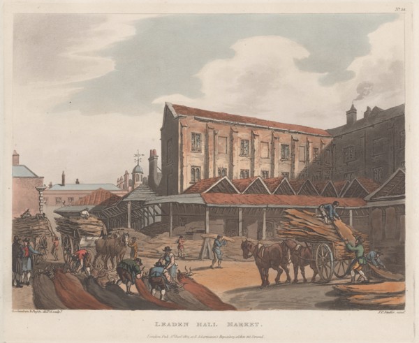 Leaden Hall Market, January 1, 1809.