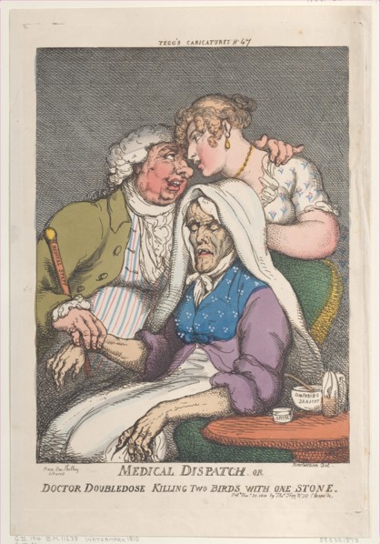 Medical Dispatch or Doctor Doubledose Killing Two Birds with One Stone, November 20, 1810.
