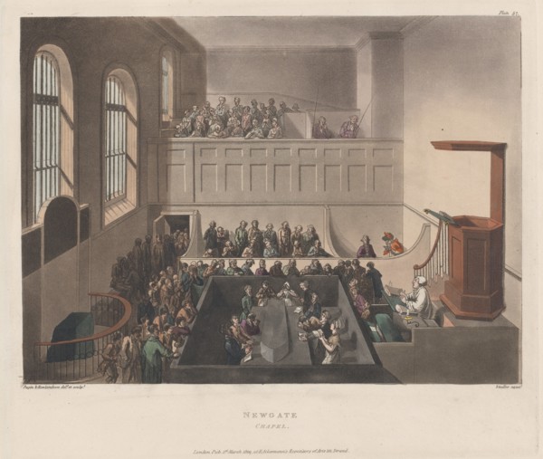 Newgate Chapel, 1809.