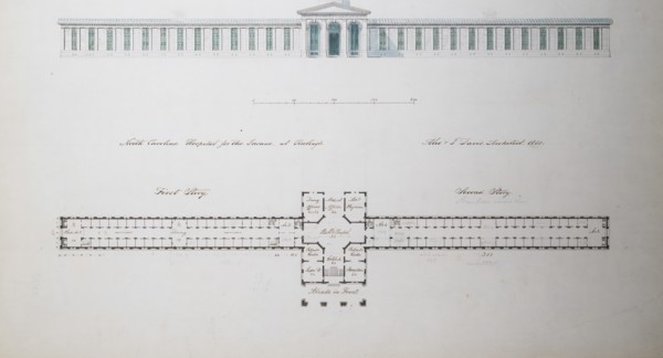 North Carolina Hospital for the Insane, at Raleigh, 1850.