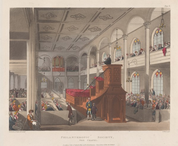 Philanthropic Society, The Chapel, April 1, 1809.