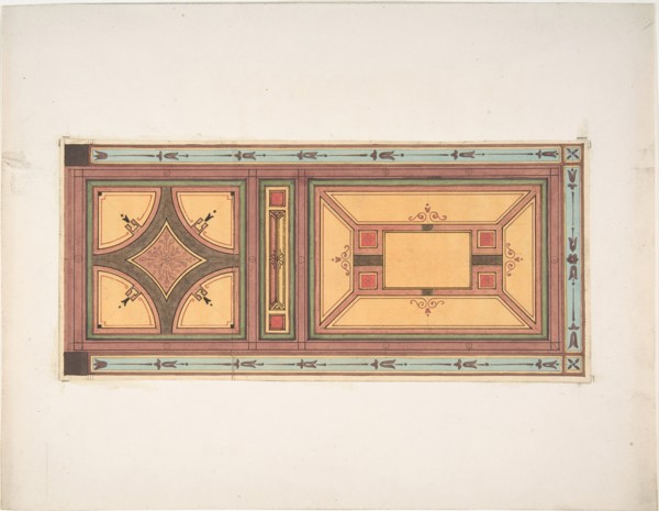 Pompeiian Design for Paneling, second half 19th century.