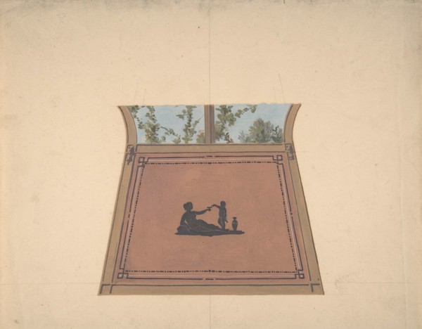 Pompeiian Design for Paneling, second half 19th century.