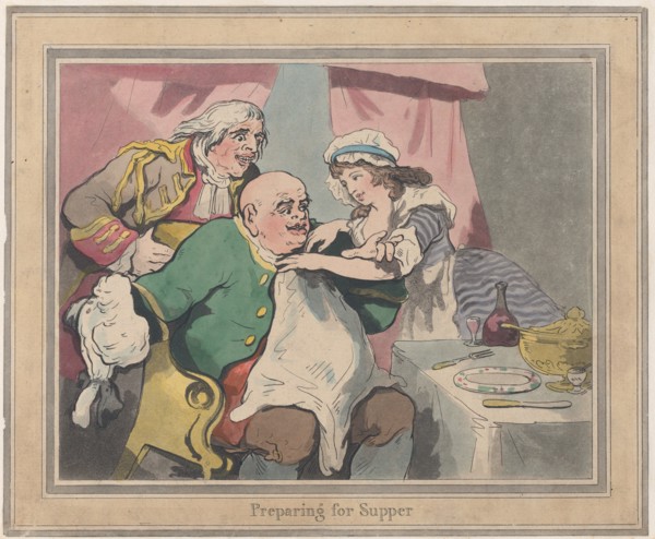 Preparing for Supper, October 22, 1789.