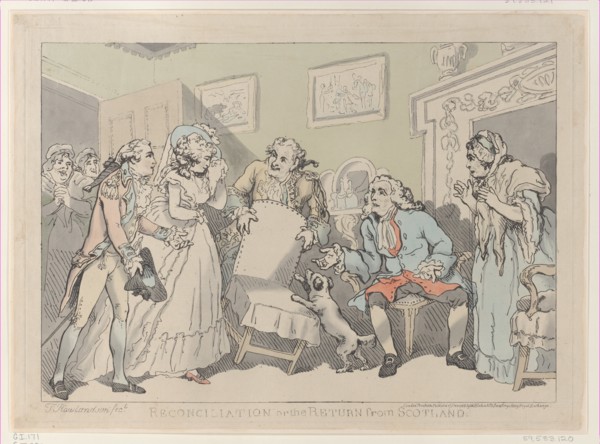 Reconciliation, or the Return from Scotland, December 17, 1785.