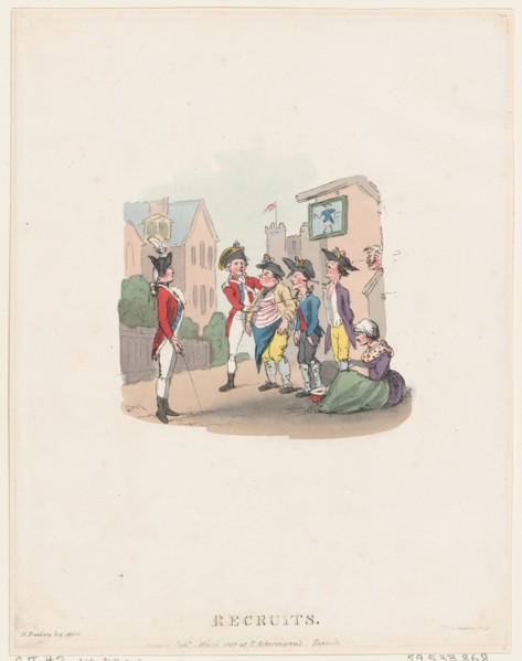 Recruits, March 1, 1803.