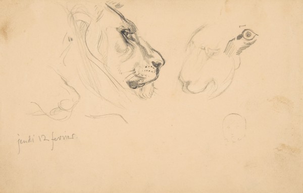 Sketchbook with views of Tours, France and its environs, 1828-29.