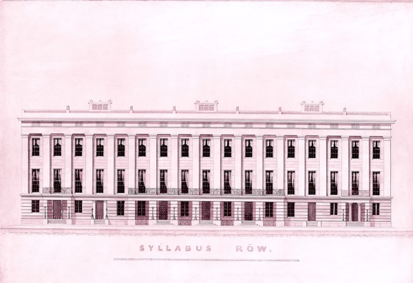 Syllabus Row, New York, 19th century.