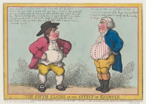 The Fifth Clause, or the Effect of Example, April 23, 1805.