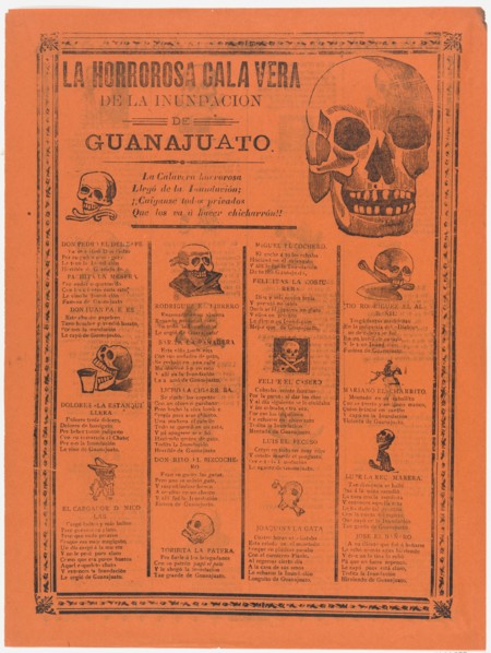 The horrific skeleton of the flood of Guanajuato, 1905.