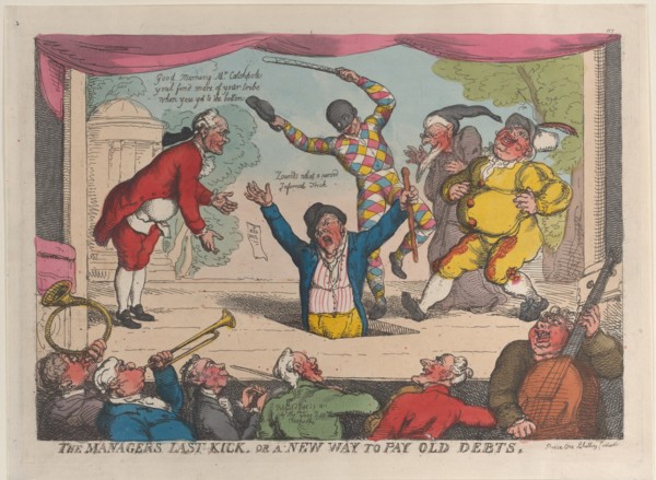 The Manager's Last Kick, or a New Way to Pay Old Debts, September 29, 1811.