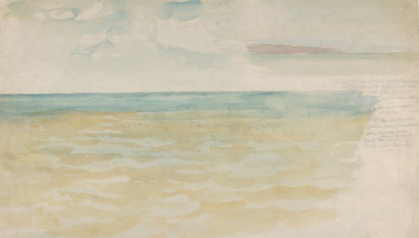 The Sea at Dieppe, ca. 1852-54.
