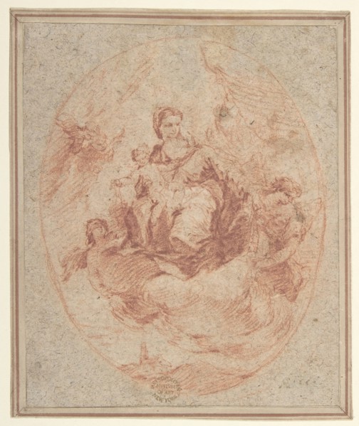 The Virgin and Child Holding Scapulars, 1712-93.
