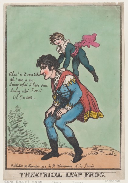 Theatrical Leap Frog, November 30, 1804.