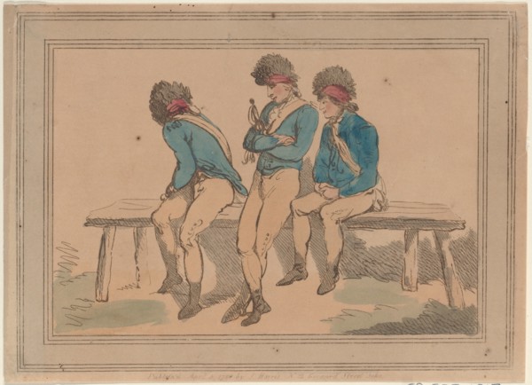 Three Volunteers, 1798.