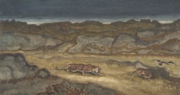 Tiger Stalking Prey, .