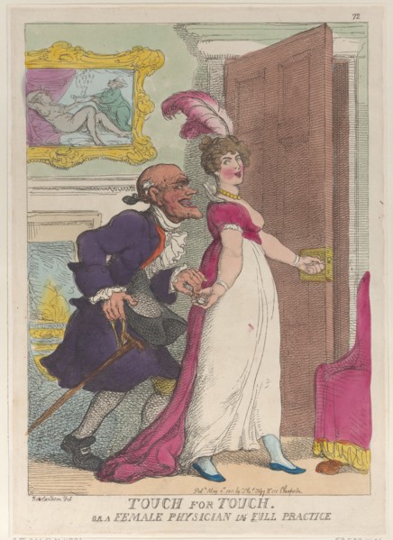Touch for Touch or a Female Physician in Full Practice, May 1, 1811.