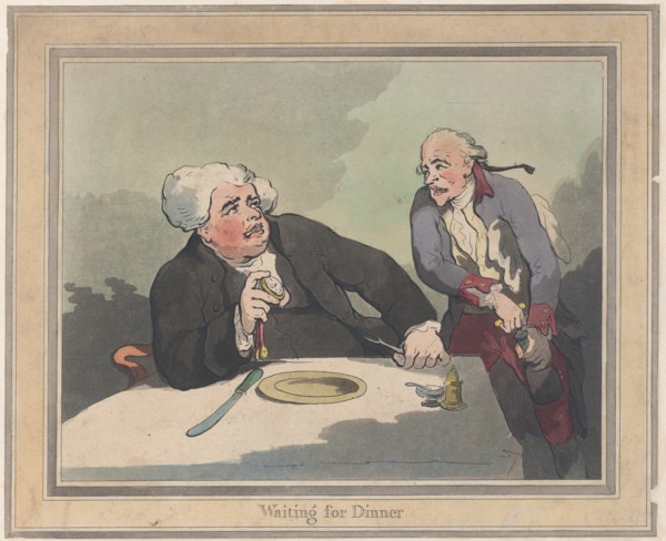 Waiting for Dinner, November 5, 1792.
