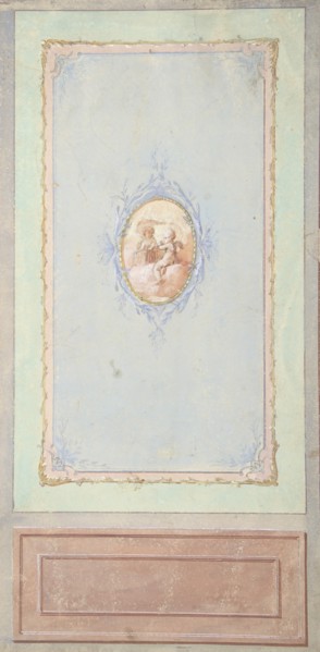 Wall Panel Design, 19th century.