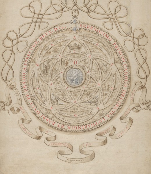 Anagram in Honor of Charles III, Duke of Lorraine and Bar, ca. 1595-1605.