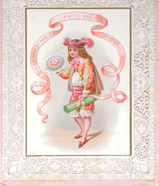 Valentine, before 1880.