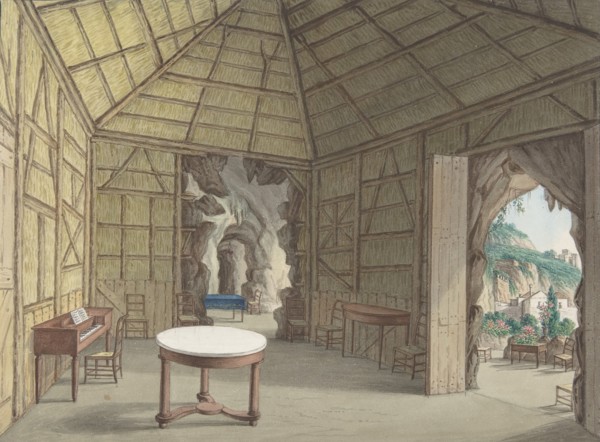 Dining Room, Villa Barbaja, Naples, 1800-1870.