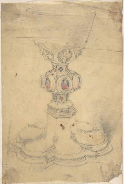 Chalice with Enamel Ornament, second half 19th century.